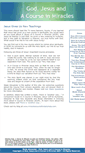 Mobile Screenshot of god-jesus-course-in-miracles.com